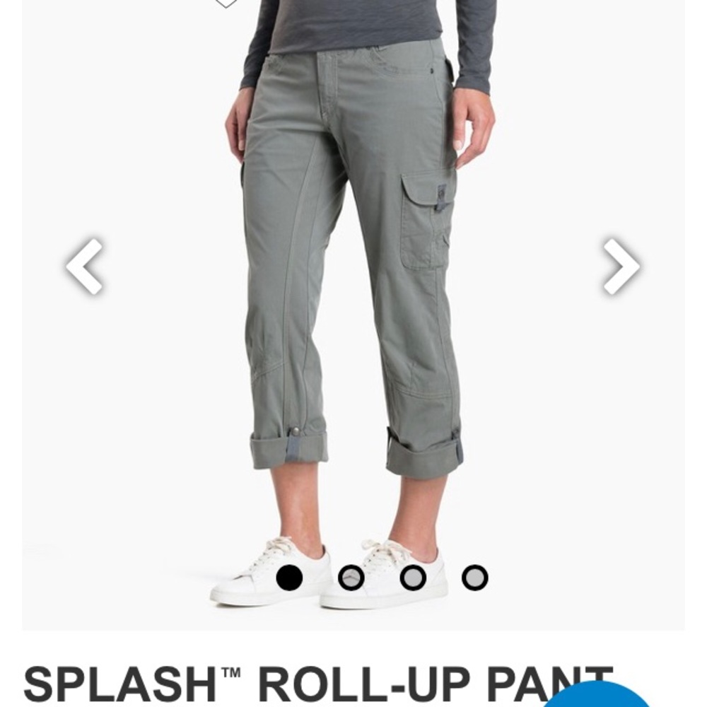 Women’s Kuhl splash roll-up pant size 6